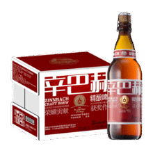 辛巴赫精酿【藏青稞麦芽】珠峰艾尔高端商务礼赠中秋送礼啤酒5.2度整箱 【焦香醇厚】 500mL 12瓶 整箱装384元 (券后省5)