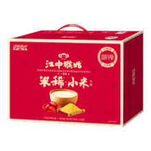 江中猴姑小米红枣米稀米糊养胃猴头菇粉礼盒900g134.85元（需领券）