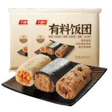 千味央厨香菇卤肉海苔黑米奥尔良鸡肉饭团450g*2/6个儿童早餐食品半成品