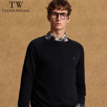 Teenie Weenie 小熊 男士简约休闲学院风毛衣针织衫TN-KW-2449B5K￥157.00