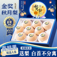 闽域寻鲜 正宗山东秋月梨  5斤精选果【单果200g+】13.9元
