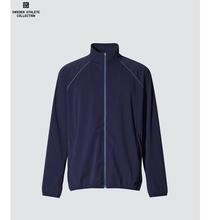 UNIQLO 优衣库 惊喜价男装高弹力运动茄克防紫外线外套夹克轻薄480411 09 黑色 L /175/100A113.9元