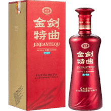 剑南春 金剑特曲 52°浓香型白酒 500ml 单瓶装60元