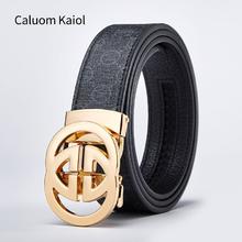 Caluom Kaiol 轻奢 头层牛皮自动扣男士腰带（专柜礼盒装）券后64元