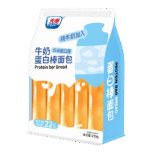 光明（Brilliant）牛奶味蛋白棒270g*2袋（折8.9/袋）17.8元（合8.9元/件）