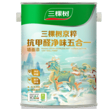三棵树漆内墙乳胶漆京粹抗甲醛净味五合一墙面漆油漆涂料5L229.5元 (券后省0.98)
