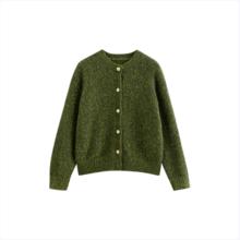 TOYOUTH 初语 女针织开衫外套上衣 苔藓绿 常规94元