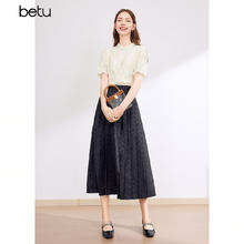 Betu 百图 女装春夏新款优雅国潮短袖衬衫 2403T5264.5元