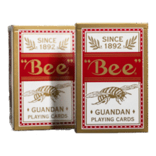 Bee蜜蜂 扑克牌 红色 2副装3.9元包邮（需试用）