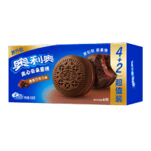 奥利奥 夹心云朵蛋糕橙香巧克力味6枚132g6.9元