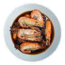 赴鲜记熟醉罗氏沼虾 即食酒醉甜虾 非生腌冷冻露营食材13-16只/盒600g39.9元