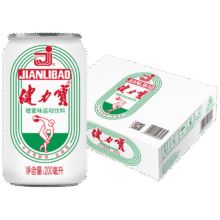 健力宝经典国货橙蜜味200ml*24*2箱 加蜂蜜汽水运动碳酸饮料补充电解质59.9元（两箱48瓶）