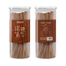 粗粮君荞麦面条挂面全麦粗粮0脂肪减乔尿肥糖友主食代餐早餐面方便速食 荞麦面条 1000g*4罐79元 (送赠品)