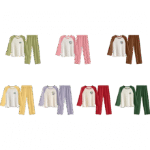 有棵树 100%新疆棉女士家居服套装