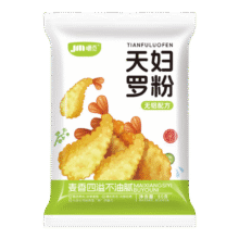 冯氏云大 天妇罗粉炸虾炸蔬菜裹粉 天妇罗粉50g*5袋*1件1.34元（三人团）