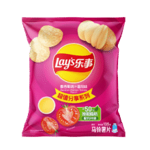 Lay's/乐事 超值分享系列薯片 休闲零食 135g 番茄味 *任选12件6.98元/件（需要买12件，共39元）