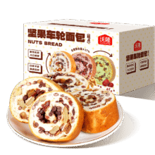 沃隆 早餐推荐面包厚切吐司  全麦+坚果29.9元（需领券）