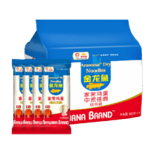 金龙鱼家常鸡蛋挂面组合装800g*4中宽挂面15.11元包邮（秒杀红包后低至13.11元）