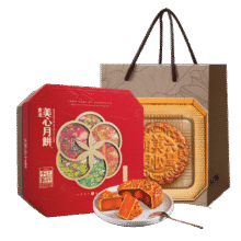 美心 六皇明月 月饼礼盒430g198元、包邮