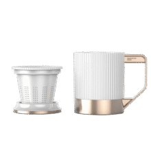 小罐茶茶具骨瓷茶杯长官杯茶杯茶水分离水杯杯子礼盒装320ml1270元 (送赠品,券后省10)