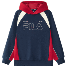 19日10点：FILA 【远红外发热】男中大童（130-170）卫衣男童针织连帽上衣265元(可低至245元)