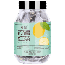 艺佰 柠檬红茶包 三角茶包可冷泡热泡茶90g（3g*30包）9.9元（换购价)
