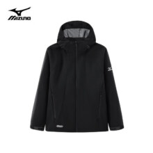 美津浓（MIZUNO）户外春秋锋衣男女防风防水风衣情侣外套 黑色164.5元（需领券）