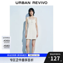 UR2025夏季新款女度假风少女感蝴蝶结系带连衣裙UYL750063 本白 XS114.5元 (满2件9折,券后省0.72)