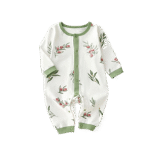 贝肽斯婴儿衣服宝宝连体衣秋季纯棉哈衣爬服四季保暖居家长袖睡衣精选 澳洲西梅 36cm 5939.9元 (满2件9折,券后省10)