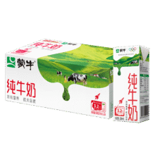 微信小程序：蒙牛 全脂纯牛奶 200ml*24盒*2件69.52元（需领券，合34.76元/件）