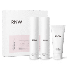 如薇（RNW）晶萃水乳礼盒爽肤水125ml乳液125ml洗面奶80g酰胺提亮送男女礼物98元