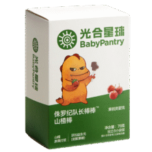 光合星球（THE BABYPANTRY）babycare山楂棒宝宝零食儿童山楂棒棒糖无添加蔗糖78g返后19.68元（，返16元超市卡，合4.92元/件）
