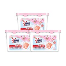 再降价：OMO 奥妙 桃桃春日香柔洗衣凝珠400G*3盒