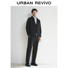 UR UR 男士商务轻通勤双拉链翻领夹克 XS/S/M125.25元