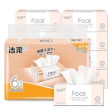 洁柔 粉Face纸巾 百花香 3层 100抽*6包 /提装6.9元（需领券）