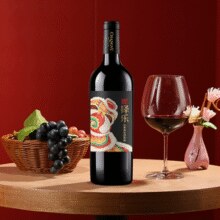张裕 裕园/择乐 赤霞珠半甜型红葡萄酒750ml
