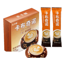 卡布奇诺咖啡10g*10条盒装4.45元包邮