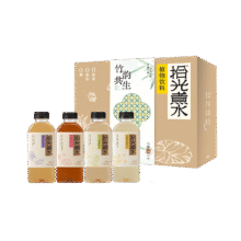 【自营】界界乐植物饮料0糖0脂0能量混合口味500ml*10瓶中秋限定送礼竹韵礼盒19.9元（折合1.9元/瓶）