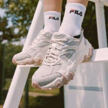 19日10点：FILA 斐乐 欧客漫2S 女士厚底轻弹舒适老爹鞋 复古运动鞋348元包邮（需新客礼金）