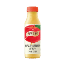 统一元气觉醒NFC苹果汁 300毫升*12瓶*2件22.28元/件 (共44.56元)