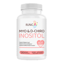 RUNICA40:1肌醇多囊卵巢女性备孕调理胰岛抵抗手性myo+dci维生素b8胶囊 体验装【1瓶】 MYO肌醇2000mg&手性肌醇50mg208元