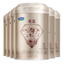 君乐宝恬适3段幼儿配方奶粉(12-36月龄)800克*6 专利OPO新老包装随机发1095.3元 (券后省0.85)