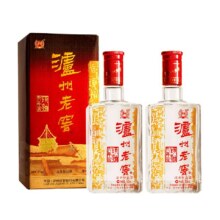 88vip、泸州老窖六年窖头曲浓香型500ml*2瓶120.52元+10.48元金币