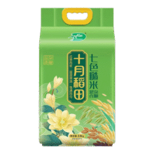 十月稻田  七色糙米2.5kg 东北低脂粗粮 （黑米 红米 燕麦米 小麦仁） 1袋16.9元 (券后省3)