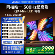 国家补贴、限地区：Vidda X Mini 2026款 65VX3Q 液晶电视 65英寸2229.2元