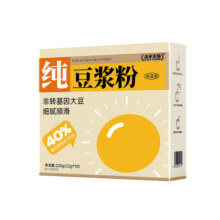 盖亚农场原味豆浆粉220g（40%蛋白）冲饮谷物 高蛋白 营养早餐 独立小包装 原味豆浆粉 220g*1盒19.9元