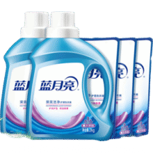 蓝月亮 深层洁净 4斤组合装洗衣液 薰衣草香型 2kg*2瓶+1kg*3袋 *2件129.01元（需领券，合64.5元/件）