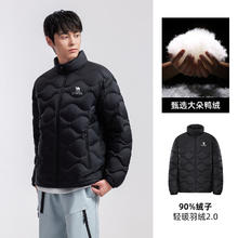 骆驼 新款男女轻薄高蓬保暖防风抗静电羽绒服139元