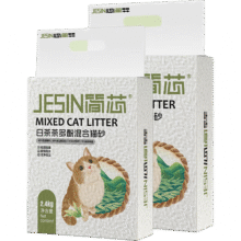 简芯 白茶混合猫砂 2.4kg3.9元