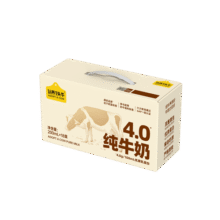 认养一头牛全脂纯奶 4.0g原生乳蛋白 200ml*18盒/箱 高钙礼盒中秋送礼  200ml*18盒*1箱54.9元